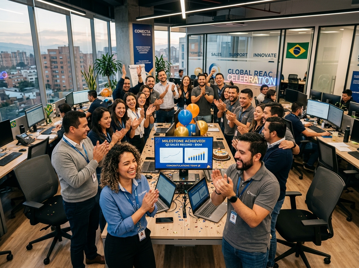Celebración de equipo TalentUp